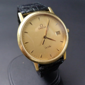 Omega De Ville in 18K yellow gold with quartz movement from 1991