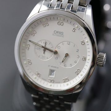 Oris XXL 7530 regulator Automatic with cal 649 in SS