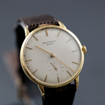 Patek Philippe 3410 in 18K yellow gold with caliber 27AM 400