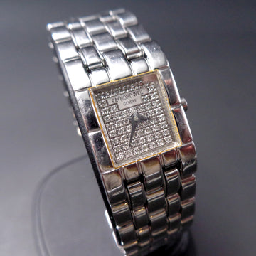 Raymond Weil tank with ref 5896 with diamond dial and quartz movt