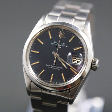 Rolex Oyster Perpetual Date with ref 1500 from 1967 with blue dial with caliber 1570