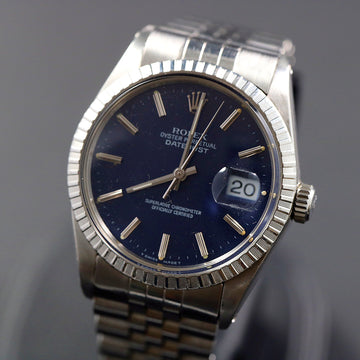 Rolex Oyster Perpetual Datejust ref 16030 with blue dial from 1986