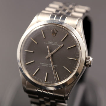 Rolex Oyster Perpetual with ref 1002 from 1972 with gray dial with caliber 1570