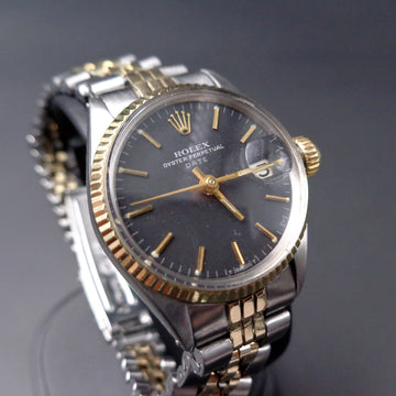 Rolex Oyster Perpetual Date - Ref 6517 in gold and stainless steel – Just serviced