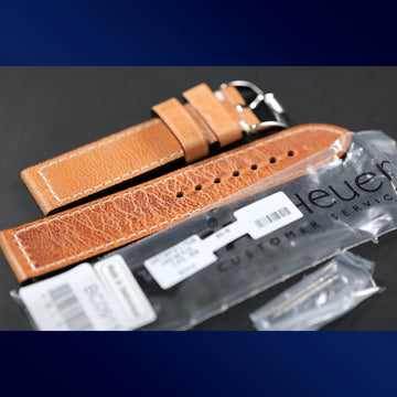 Tag Heuer Brown leather strap and SS buckle with ref BC0915 – Original - New