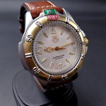 Tag Heuer Professional with Ref WF1220 - in stainless steel and gold - Quartz movement