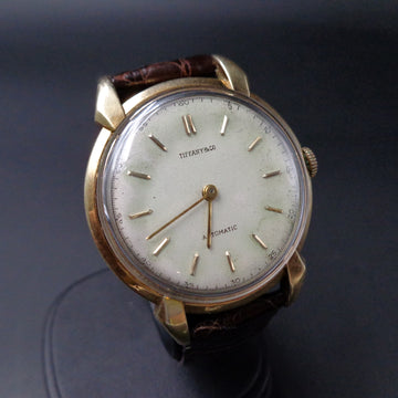 Tiffany watch in 14k solid yellow gold with caliber 220 from the 50’s