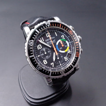 Zenith Rainbow flyback with ref 01.0480.405 in SS with caliber El Primero 405