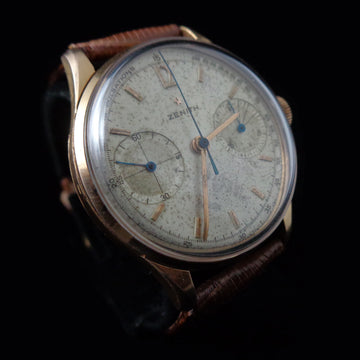 Zenith 18K yellow gold chronograph with caliber 146D