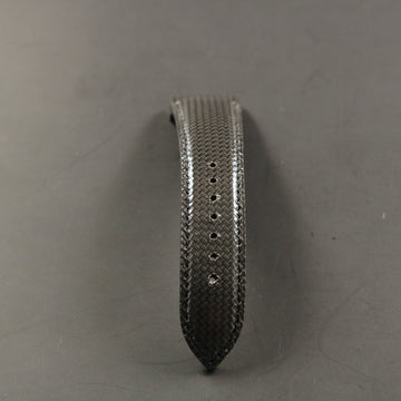 Zentih strap with ref 22-609 strap in black carbon fibre – Hand Made - NEW