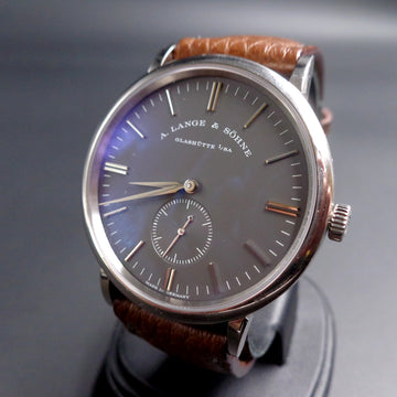 A Lange & Sohne - Saxonia with ref 216.027 in white gold with caliber L941.1 - FULL SET