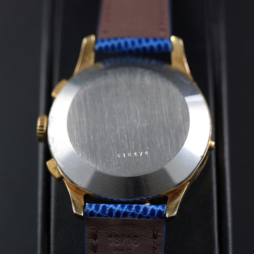 Angelus chronodato with caliber 215 in gold and stainless steel from the late 1950’s