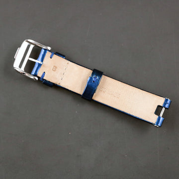 Baume & Mercier Linea Watch Blue Strap Band and Buckle - Pristine