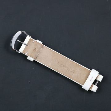 Baume & Mercier Linea Watch White Strap Band and Buckle - Pristine