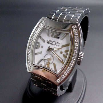 Bedat B3 Concept with ref CB03 in SS with diamond bezel in stainless steel