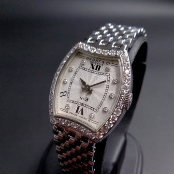 Bedat 3 with ref 304 in SS with diamond bezel in stainless steel