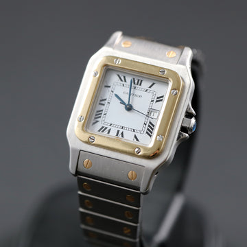 Cartier Santos Galbee 2961 two tone 18K and Stainless with automatic movement