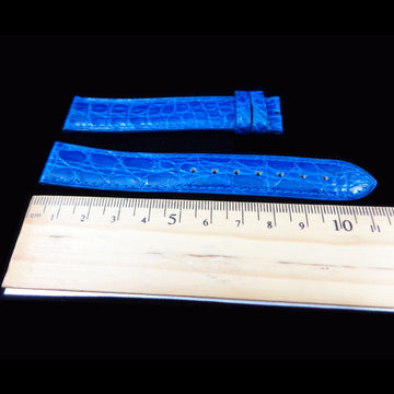 Cartier brand-new blue crocodile “Cartier Paris” strap