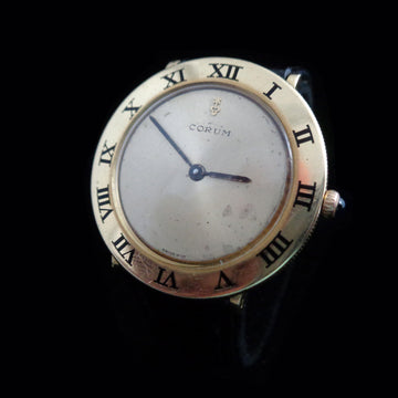 Corum 57104 – Romulus bezel in 18K yellow gold from the 1980’s