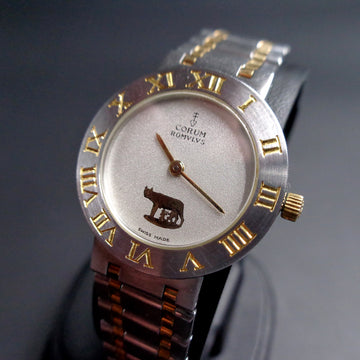 Corum Romulus Rhino with ref 24 103 21V 48 in SS and gold with quartz movt
