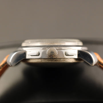 Cuervo y Sobrinos chronograph with manual winding movement in stainless steel