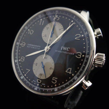 IWC – International Watch Co. – Portuguese chronograph -Reference 371404 – SS – Full set