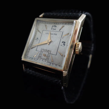 LeCoultre square in 14K solid yellow gold with movement 9 RO