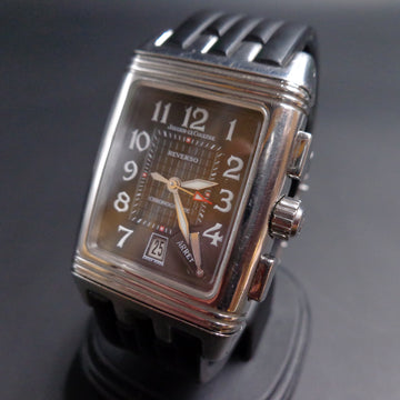 Jaeger Lecoultre Reverso Gran Sport Duoface Retrograde Chronograph ref 295.8.59 in stainless steel
