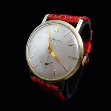 Jules Jurgensen dressy vintage watch with manual wind movement - Serviced
