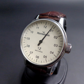 MeisterSinger BM3.03 special series 1Z Mechanik in SS with Manual wind movement