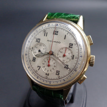 Movado M95 Chronograph in yellow gold