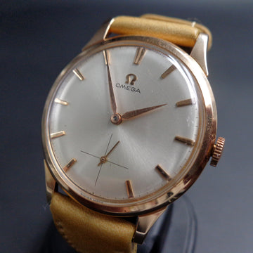 Omega with reference 14707 in 18K rose gold from 1959 with caliber 267