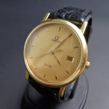 Omega De Ville in 18K yellow gold with quartz movement from 1991