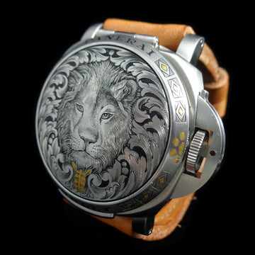 Panerai PAM 152 Luminor Sealand by Purdey – Special Edition Lion – E 040/100 - Brand new – Full set