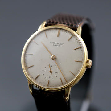 Patek Philippe 3410 in 18K yellow gold with caliber 27AM 400