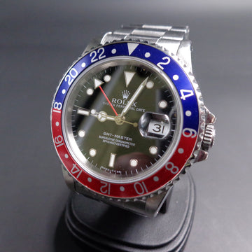 Rolex 16700 GMT Master stainless steel with pepsi bezel from 1990 – FULL SET