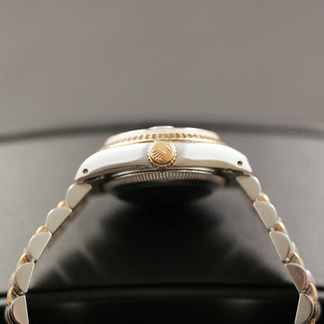 Rolex Oyster Perpetual Datejust - Ref 69173 in stainless steel and gold with champagne diamond dial