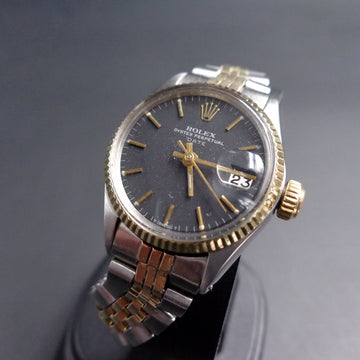 Rolex Oyster Perpetual Date - Ref 6517 in gold and stainless steel – Just serviced