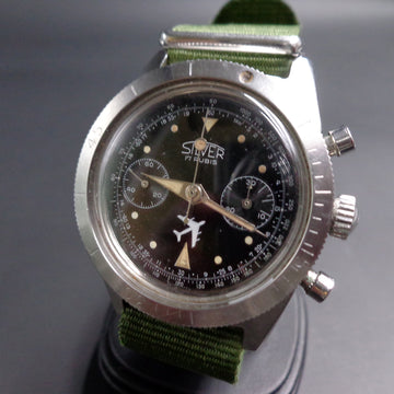 Silver Chronographe in stainless steel with Landeron 248