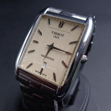Tissot Fascination T845 – large model in stainless steel with quartz mvt