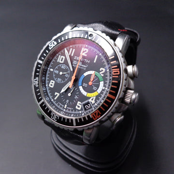 Zenith Rainbow flyback with ref 01.0480.405 in SS with caliber El Primero 405