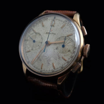 Zenith 18K yellow gold chronograph with caliber 146D