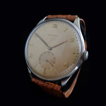 Zenith jumbo in stainless steel with caliber 126