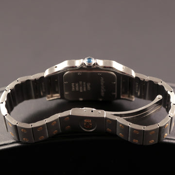 Cartier Santos Galbee two tone 18K and Stainless with quartz movement