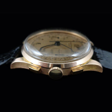 Chronographe Suisse in 18K rose gold with Landeron 248