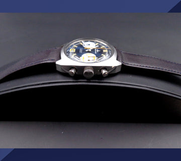Dugena chronograph NOS with caliber Valjoux 7733 in SS