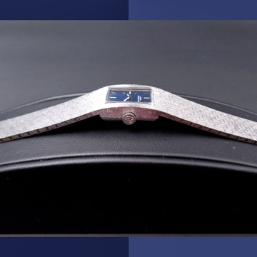 Girard Perregaux cocktail watch with blue dial and manual winding movement