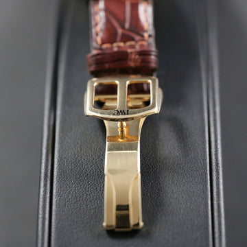 IWC - International Watch Co – Novecento with reference 3545 in 18K yellow gold – Service in July 2022 by IWC
