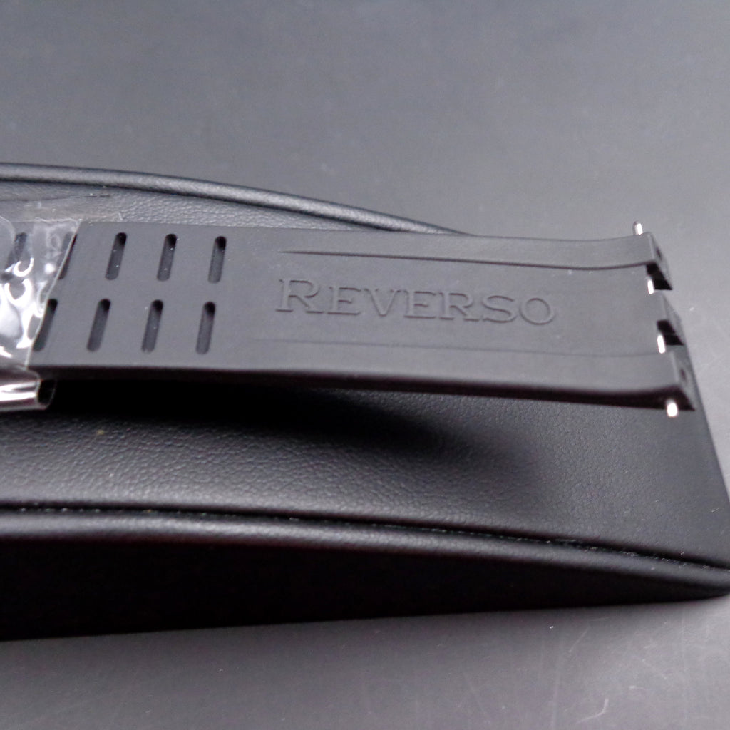 Jaeger Lecoultre Rubber Strap Gran Sport Reverso with JLC double b