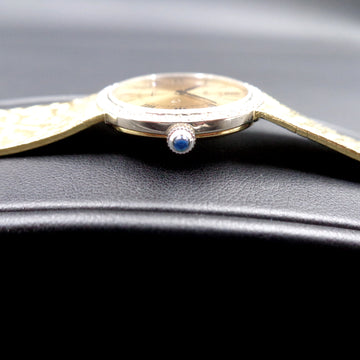 Piaget with ref 935 B 68 in yellow gold with diamond bezel from the 1970’s with 9P movt